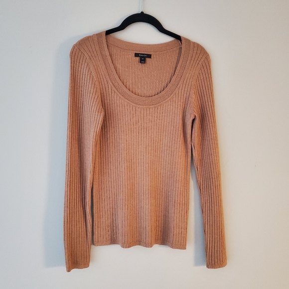 RW&CO | Rib Knit Fitted Long Sleeve Sweater - Picture 4 of 4